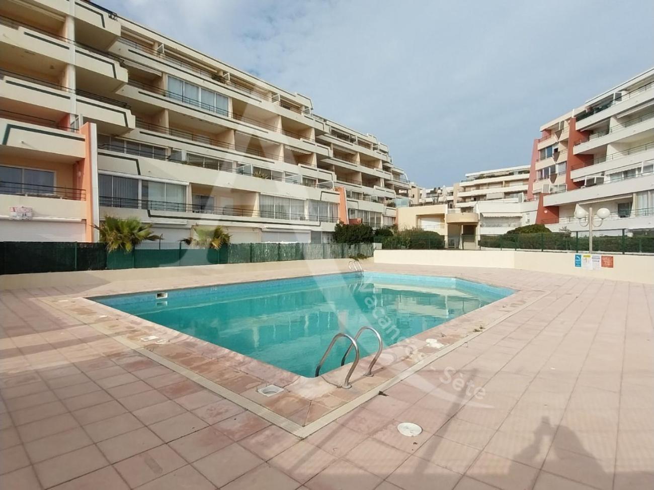 T2 Coin Chambre, Terrasse 1Ere Ligne Mer, Piscine Сет Экстерьер фото